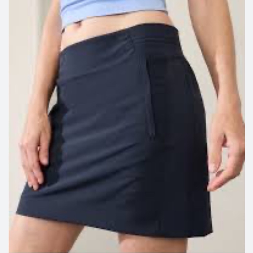 Athleta Black Side Pockets Skort Size 0